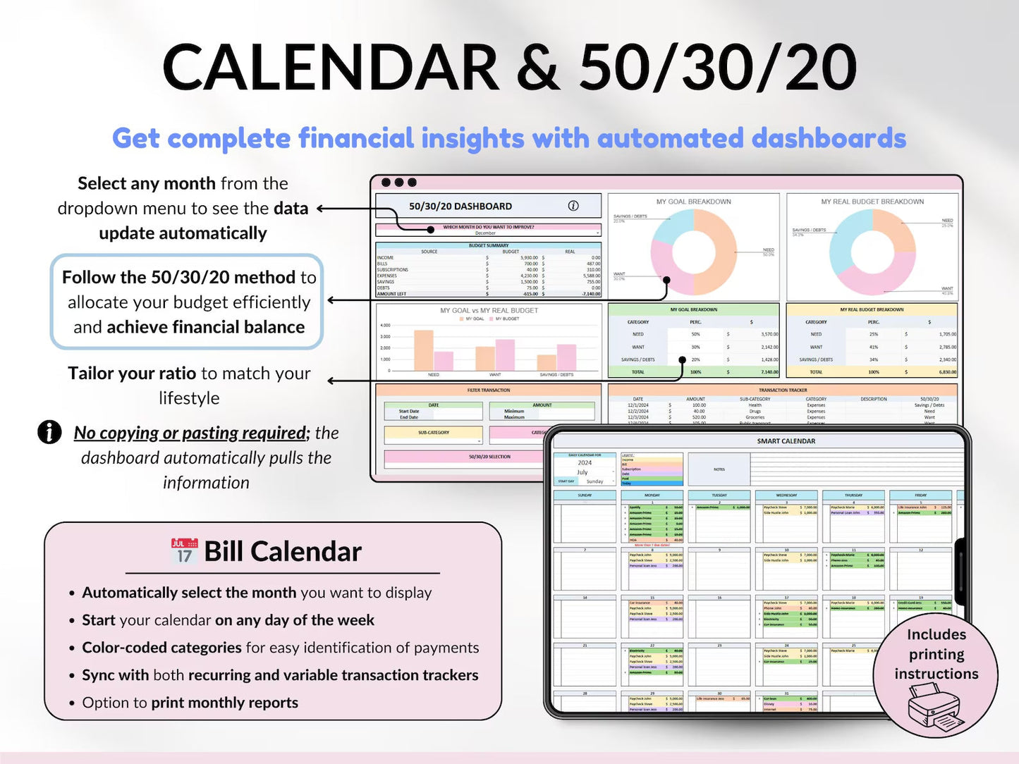 Ultimate Annual & Monthly Budget Planner