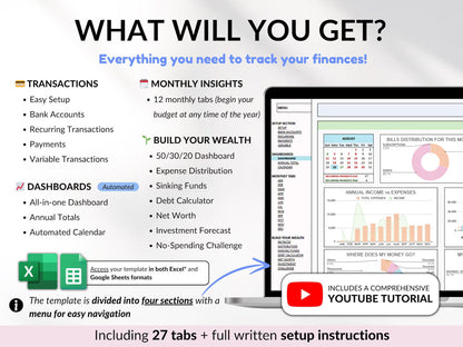 Ultimate Annual & Monthly Budget Planner